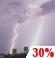 Tuesday Night: Chance Showers And Thunderstorms
